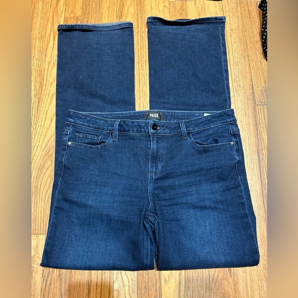 PAIGE Denim - Paige Women’s Sloane Bootcut Jeans Dark Wash Blue Size 33